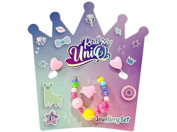 Real UniQ Real UniQ, Jewellery Set, CDU, asst.