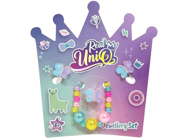 Real UniQ Real UniQ, Jewellery Set, CDU, asst.