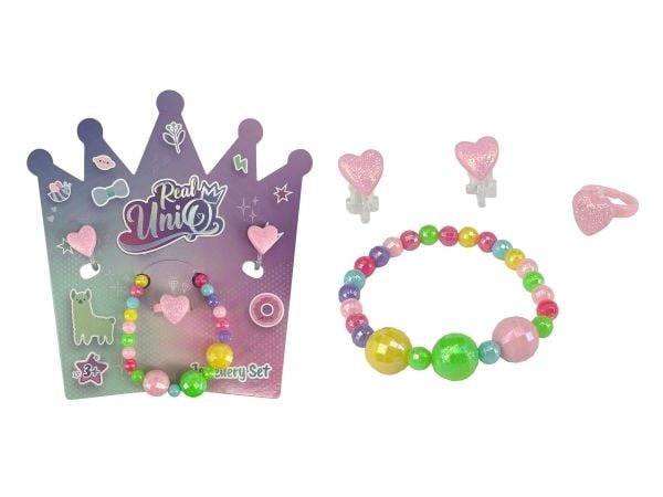 Real UniQ Real UniQ, Jewellery Set, CDU, asst.