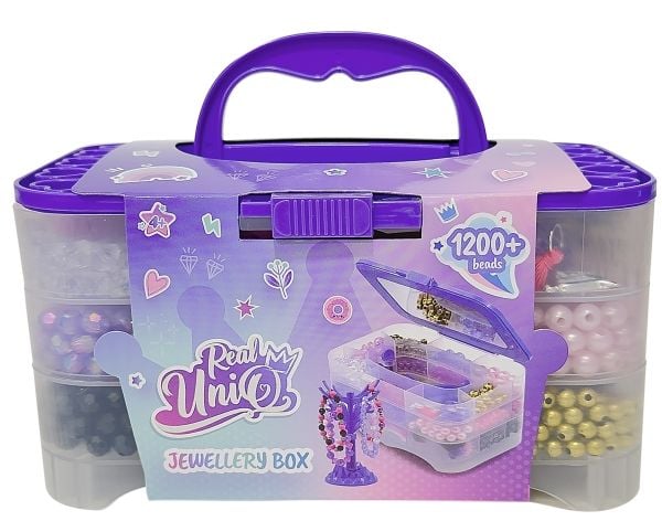 Real UniQ, kuljetettava laatikko, jossa on 1200 helmeä