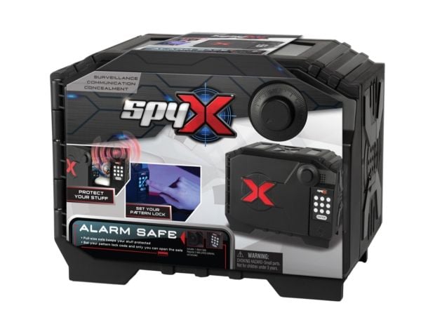 SpyX, Kassaskåp med kod och alarm