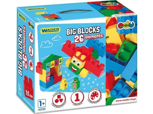 Vadefugl BLOCKI STORE BLOKKER 26 stk. + WADER-KLISTREMERKER 41591