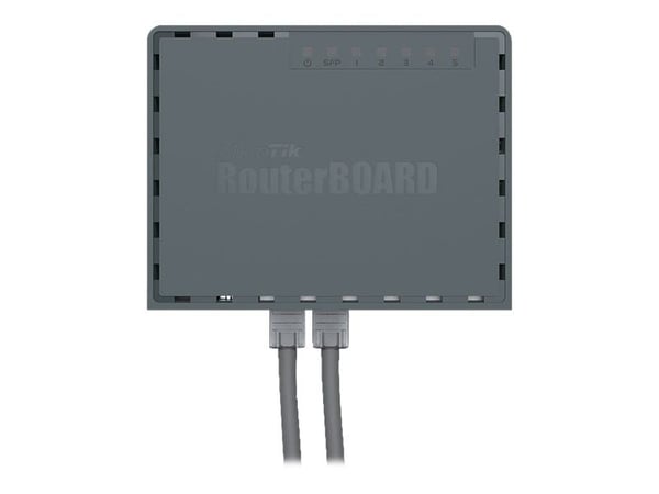 Mikrotik hEX S, Ethernet WAN, Gigabitti Ethernet, Musta