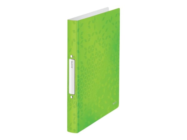 LEITZ ringperm WOW, DIN A4, PP, grønn metallic, 2 ringer 2 ringer rivemekanisme, ryggbredde: 32 mm, ringdiameter: - 1 stk (4257-00-54)