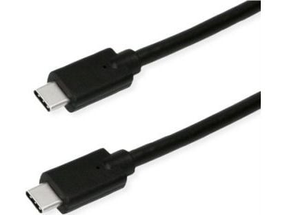 ROLINE 11449072, 1,5 m, USB C, USB C, USB 3.2 Gen 2x2, 20 Gbit/sek., Sort