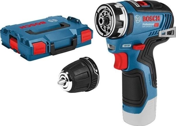 Bosch GSR12V-35FC + GFA 12-B FlexiClick + GFA L-BOXX - SOLO