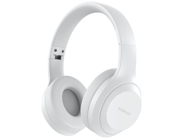 Celly WAVEBEATWH, Trådløs, Samtaler/musikk, 150 g, Hodesett, Hvit