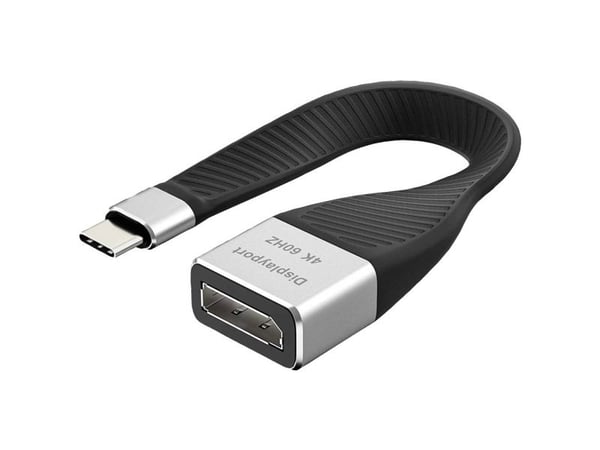 ROLINE 12033240, 0,13 m, USB Type-C, DisplayPort, Hanstik, Hunstik, Lige