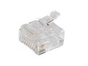 S-Conn 72050-DEC, RJ-12, Transparent, Guld