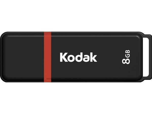 Kodak K102 - USB flash-enhet - 8 GB - USB 2.0 - svart, röd
