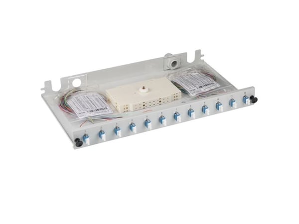 EFB Elektronik B71921L12, LC, Sininen, Harmaa, Yksittäistila, Metalli, OS2, 483 mm