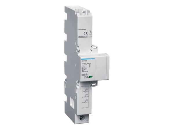 Hagerin yhdistelmäsuoja SPA700Z T1+T2+T3 3P 7.5kA TNC ( SPA700Z )
