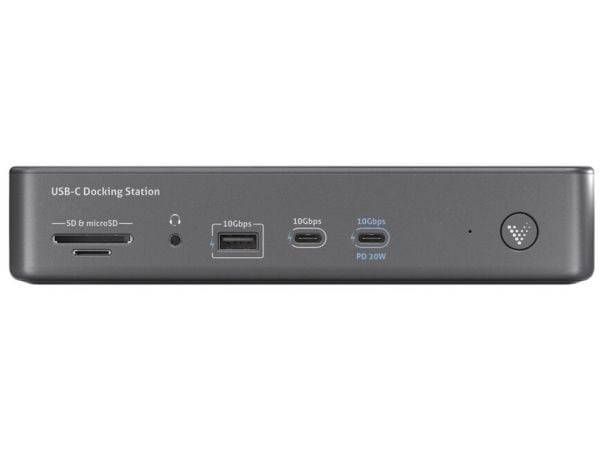 Vuelogic VL-D220 - Dokkingstasjon - USB-C 3.2 Gen 2 - 2 x HDMI, DP - 1GbE