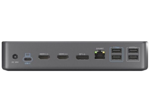 Vuelogic VL-D220 - Dokkingstasjon - USB-C 3.2 Gen 2 - 2 x HDMI, DP - 1GbE
