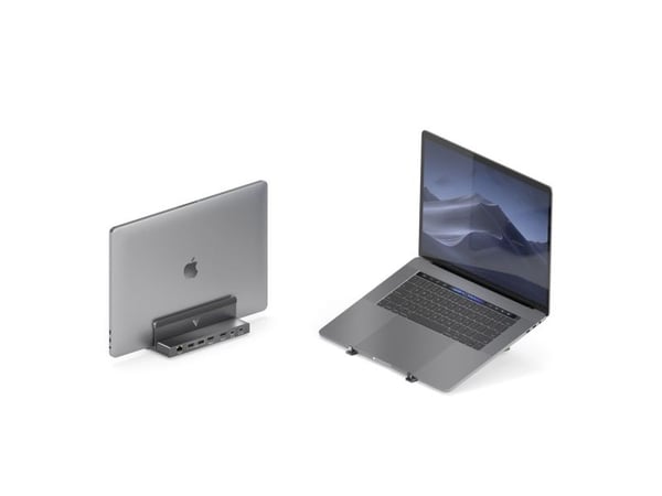 PureLink VL-DS100, langallinen, USB 3.2 Gen 1 (3.1 Gen 1) Type-C, 100 W, 2.0/2.1, 10 100 1000 Mbit/s, musta, harmaa