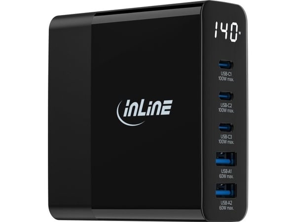 InLine 31553, Sisätila, AC, 20 V, musta