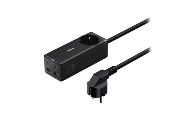 Baseus Charger Baseus GaN3 Pro AC+2U+2C Charger 230V 2xUSB-A 2xUSB-C 65W