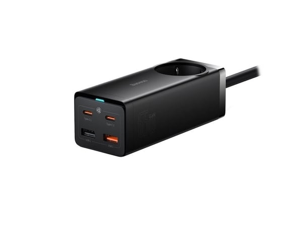 Baseus Charger Baseus GaN3 Pro AC+2U+2C Charger 230V 2xUSB-A 2xUSB-C 65W