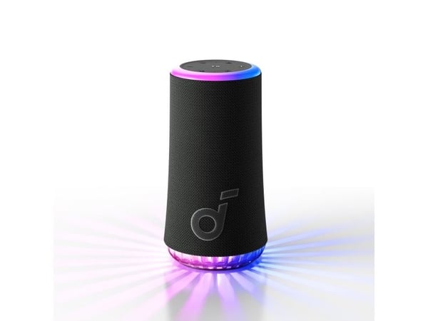Soundcore Glow - Høyttaler - for bærbar bruk - trådløs - Bluetooth - Appstyrt - 30 watt