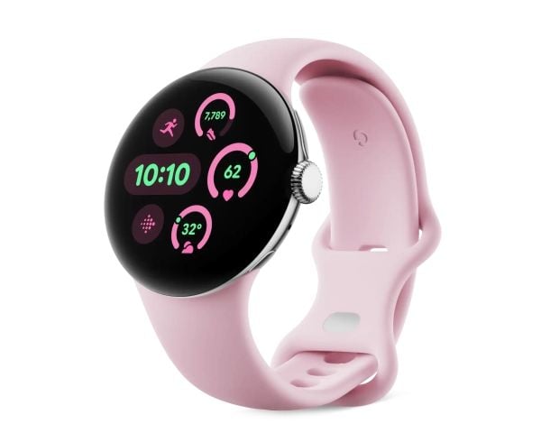 Google - Bånd for smart armbåndsur - Small size - rosenkvarts - for Pixel Watch 3