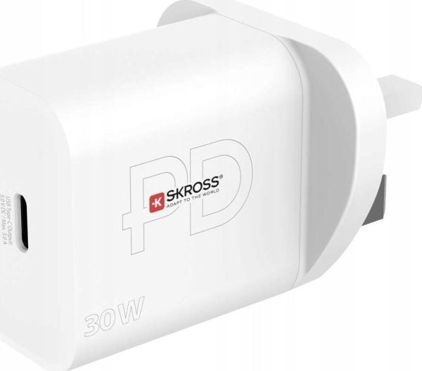 Skross SKCH000530WPDUKCN, inomhus, AC, Vit