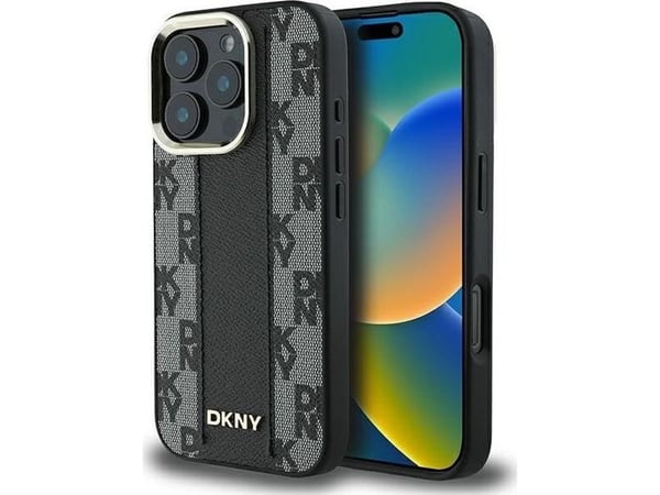 DKNY DKHMP16XPCPVSLK iPhone 16 Pro Max 6,9" sort hardcase ternet Magsafe