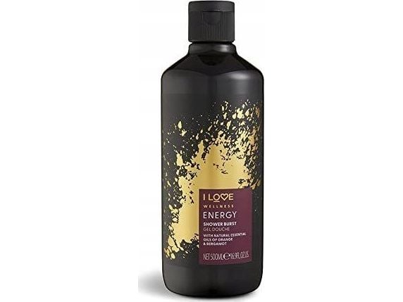 I love I Love, Wellness Energy, Vegan, appelsin & bergamott, cleansing shower gel, for alle hudtyper, 500 ml unisex