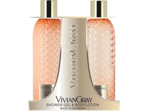 Newcos VIVIAN GRAY Neroli: suihkugeeli ja vartalovoide, 2 x 300ml