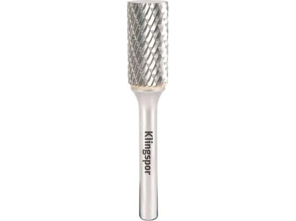 Klingspor fräs för metall HF 100 A FI=12,7x25 mm skaft 6 mm cylindrisk typ