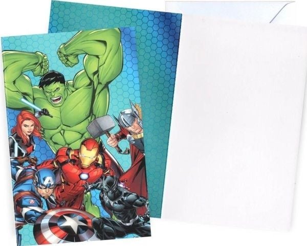 KUKARTKA gratulasjonskort DHS AVENGERS uten tekst