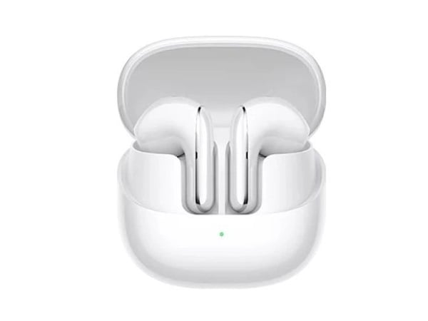 Xiaomi Buds 5 - True wireless-hodetelefoner med mikrofon - i øret - Bluetooth - aktiv støydemping - keramisk hvit