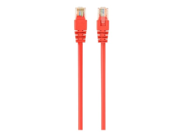 Gembird - Patch-kaapeli - RJ-45 (uros) - RJ-45 (uros) - 2 m - CAT 5e - muotoinen - punainen