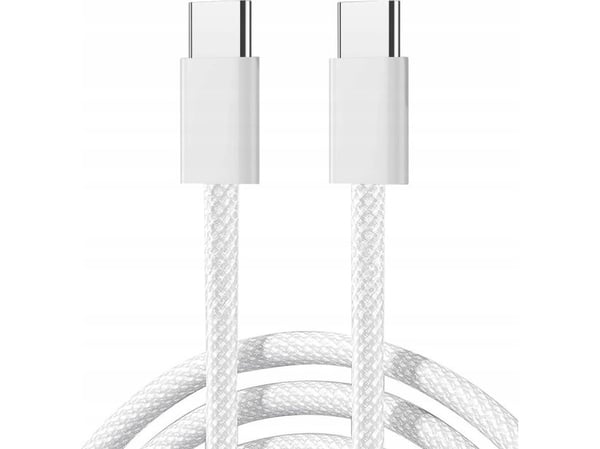 Joyroom USB-kabel USB-C til USB-C 1 m hvit (JYR1009)