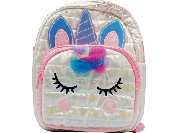 Stnux Puffy Unicorn Ryggsekk hvit 20x26x8cm STN 8738