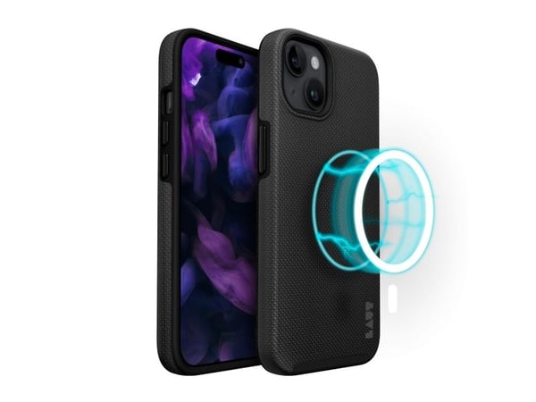 LAUT Shield, Etui, Apple, iPhone 15, 15,5 cm (6.1"), Svart