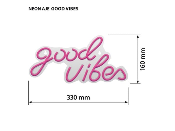 Activejet AJE-NEON VIBES LED-neonkyltti, Monivärinen