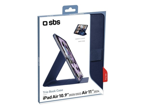SBS TABKPROIPAIR10924B, Flip case, Apple, iPad Air 10.9" 2020 iPad Air 10.9" 2024 iPad Air 2022, 27,7 cm (10.9"), 200 g