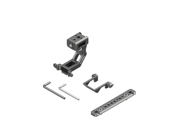 SmallRig 4830, Monteringsplate, Sort, Aluminium, Silikon, Rustfritt stål, 1/4-20, 3/8-16", Sony FX3 / FX30 XLR Handle, 124,8 mm