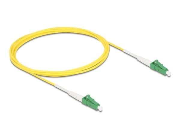 Delock - Nettverkskabel - LC/APC-enkeltmodus (hann) til SC/APC-enkeltmodus (hann) - 2 m - 2 mm - fiberoptisk - simpleks - 9 / 125 micron - G.657.A/...