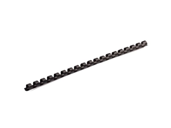 Spiralrygge Fellowes 10 mm sort A4 - til 41-55 ark - (100 stk.)