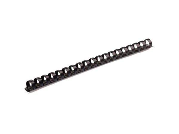 Spiralrygge Fellowes 16mm sort A4 100stk/pak 81-115 ark - (100 stk.)