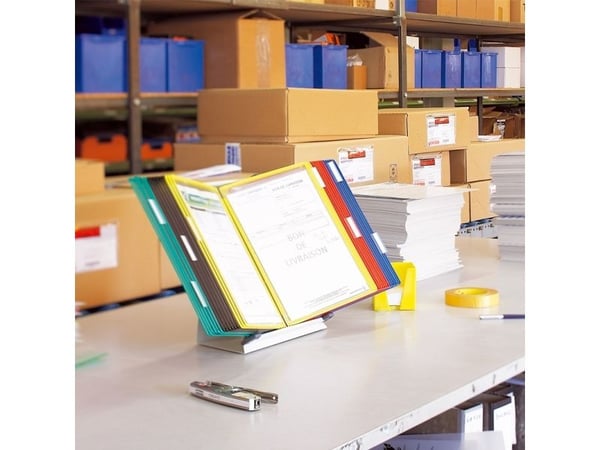 Tarifold Bord Display A4 30 Lommer Assorterede Farver