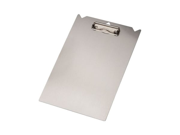 Clipboard, TARIFOLD aluminium, 210x297mm, aluminium