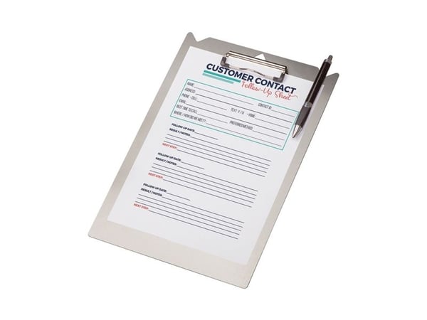 Clipboard, TARIFOLD aluminium, 210x297mm, aluminium