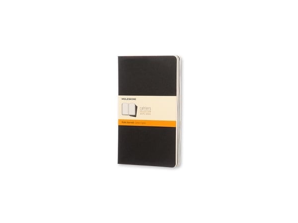 Moleskine Cahier, monokromatisk, svart, 64 ark, 70 g/m², innbundet, universell