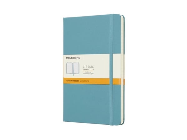 Moleskine Notebook Classic Large, linjeret Reef Blue