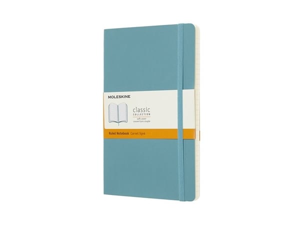 Moleskine Notebook Classic Large, linjeret Reef Blue