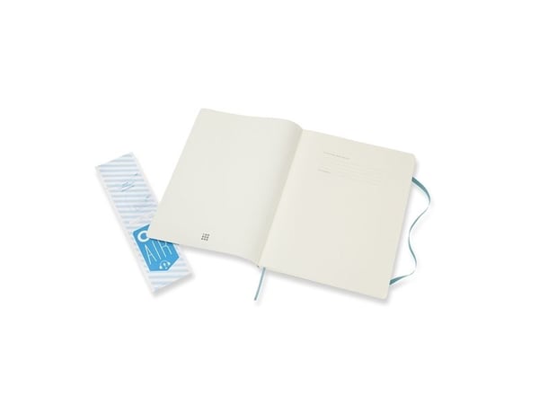 Moleskine 805.83.4171.554.3, Monokromatisk, Blå, Matt, 70 g/m², Linjerte ark, Mykt omslag