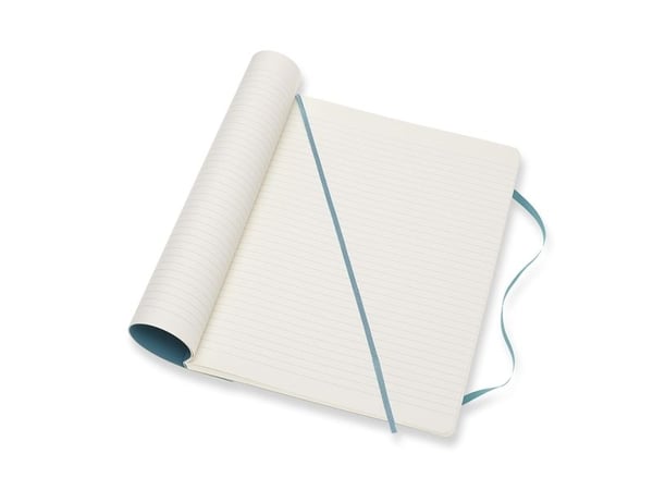 Moleskine 805.83.4171.554.3, Monokromatisk, Blå, Matt, 70 g/m², Linjerte ark, Mykt omslag