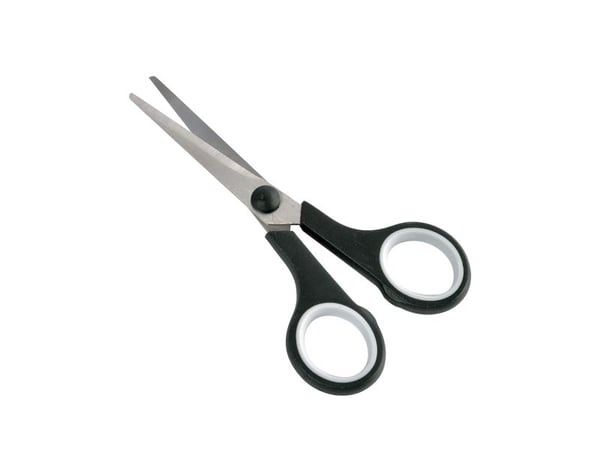 Saks Kontor 125 mm Soft Grip, Sortering / tykkelse 185x5x85mm 0,035kg (1stk)
